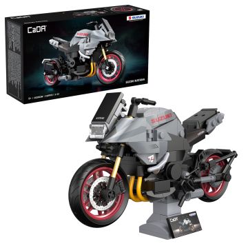 CaDA 1:12 Suzuki Katana Motorbike - 310 Piece Brick Build Model Kit