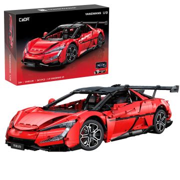 CaDA 1:8 BYD Yangwang U9 Electric Super Coupé - 3671 Piece Brick Build Model Kit