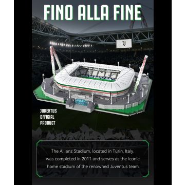 CaDA Juventus Allianz Stadium - 3638 Piece Brick Build Model Kit