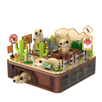 CaDA Prairie Dogs Kinetic - 1148 Piece Brick Build Model Kit