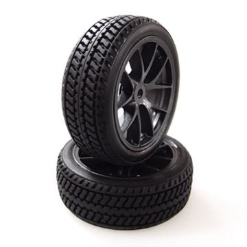 Carisma 24mm Multi Spoke Wheel Mounted Slick Tyres (Pair)