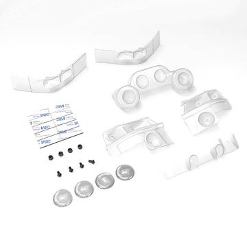 Carisma M48S Subaru Wrc 1997 Light Buckets Set (Clear)