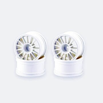 Carisma M48S Multi Spoke Wheels Set (White)