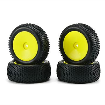 Carisma Mini 4XS Front And Rear Tyres Set Mounted