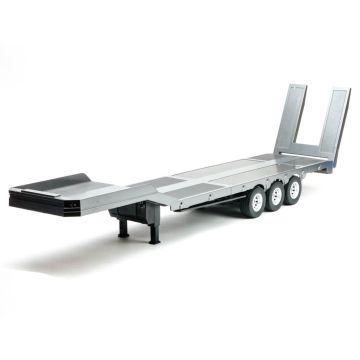 Huina RC 1:18 Flatbed Low Loader Trailer For CY1501 Scania 770S Truck - Silver