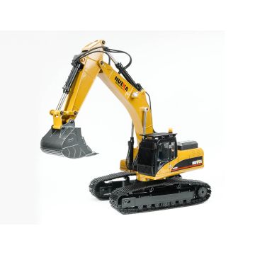 Huina 1:14 Kabolite V5 Full Alloy Metal 23ch 2.4g RC Model Excavator