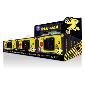 My Arcade Tray of 15 x Pac-Man Pocket Player (Retail Display Tray with 15 pcs of DGUNL3227)