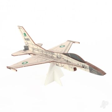DPR F-16 Fighting Falcon Balsa Wood Flying Glider Model Kit