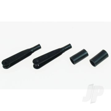 Dubro DB109 2-56 Metal Quick Links Clevis (2pcs) Spring Steel Hardware for RC Model Aircraft