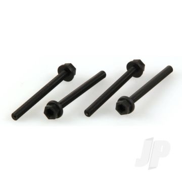 Dubro DB164 10-32 x 2" Nylon Wing Bolts (4pcs) Hardware for RC Model Aircraft