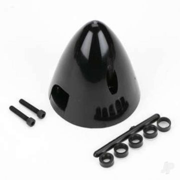 Dubro 1-1/2in Spinner, Black  for RC Model Planes