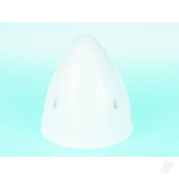 Dubro 2.75in Spinner, White (1 pc per package)