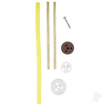Dubro RC Plane Petrol/Nitro Replacement Fuel Tank Cap, Bung & Fittings (2-24oz)