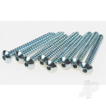 Dubro DB529 4" x 1" Button Head Screw (8pcs) Hardware for RC Model Aircraft