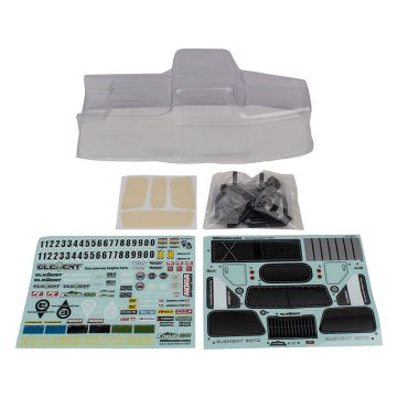 Element RC 1/12 Enduro 12 Ecto Pick Up RC Car Body Shell - Clear