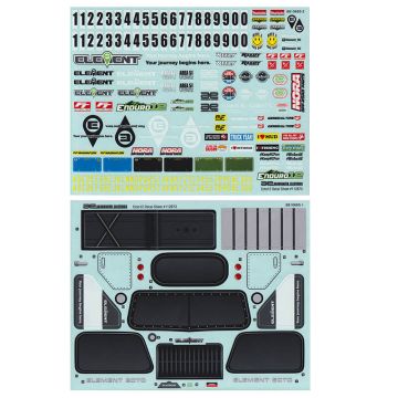 Element RC Enduro12 Ecto Decal Sheet