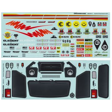 Element RC Enduro12 Bushido Decal Sheet