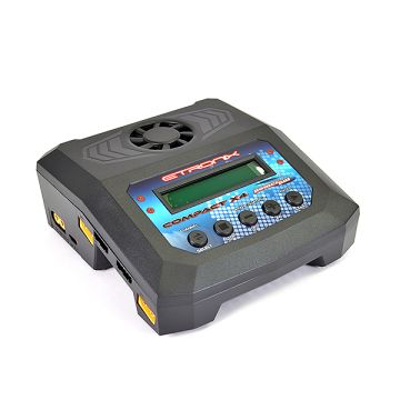 Etronix Powerpal Compact X4 10A LiPo/NiMh/Pb AC & DC Battery Charger (UK Plug)