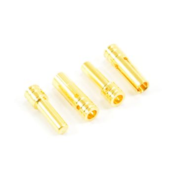 ETRONIX 3.0MM GOLD CONNECTORS (2pr)