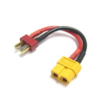Etronix Female XT-60 to Male Deans "T" Plug Connector Adaptor Lead ET0842