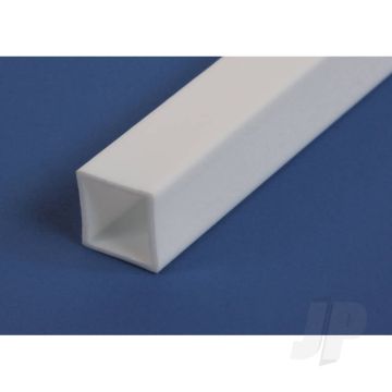 Evergreen 14in (35cm) Square Plastic Tube .125in (1/8in) (100 pack)
