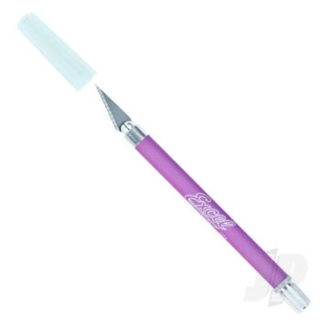Excel K18 Grip-On Knife with Safety Cap, Purple