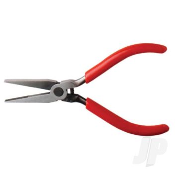 Excel 5in Spring Loaded Soft Grip Plier, Flat Nose