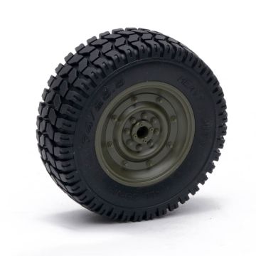 E-Zee RC Hummer Left Wheel Green