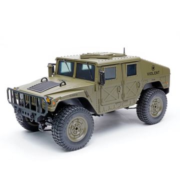 E-Zee Rc 1/16 4WD RC Hummer Military Truck - Green