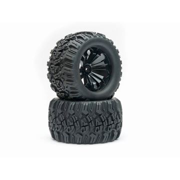 Fastrax 1/10 Mimic Truck Tyre Mounted Split-Spoke (12mm Hex)