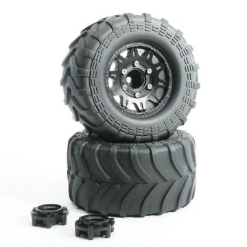 Fastrax 1/10 Wave Truck Tyre Mounted Star-Spoke (12mm Hex)