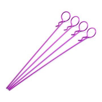 Fastrax Small Metallic Purple Long Body Pin 1/10th