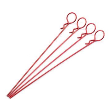 Fastrax Small Metallic Red Long Body Pin 1/10th (4)