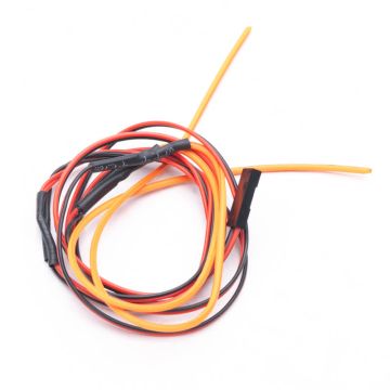 Fastrax LED Twin Antenna 18cm Light Length - Red