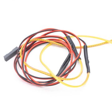 Fastrax LED Twin Antenna 18cm Light Length - White