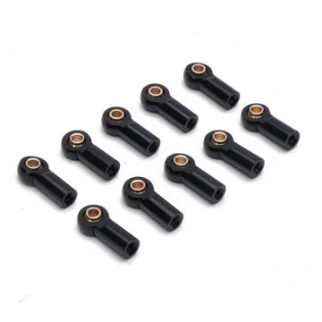 Fastrax Straight Aluminium Rod Ends 19.5x6mm M3 Screw (10pc)