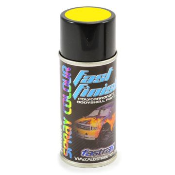Fastrax Fast Finish Yellow Glow RC Car Body 150ml