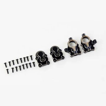FMS FCX24 Portal Axle Cover Set Black