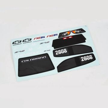 FMS FMT10 11021rs Decal Sheet(Red/Black)
