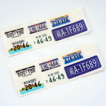 FMS FCX10 11042 Logo And License Plate