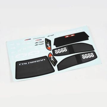 FMS FMT10 11021rs Decal Sheet (Black/White)