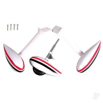 FMS Landing Gear Set (for 1400mm Sky Trainer 182) (AT-Red)