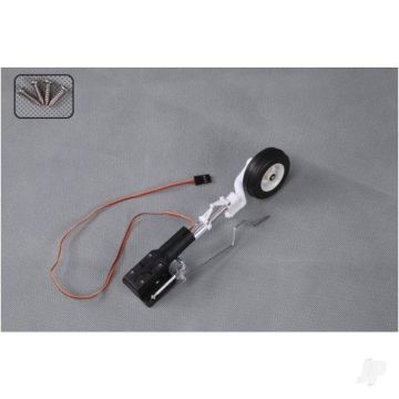 FMS Front Landing Gear System (for 1400mm T28 V4) (Red)