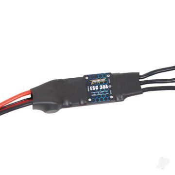 FMS 30A ESC With 200 Input Cable, 3.5mm Motor Connector, XT60 (for 2300mm FOX)