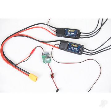 FMS 80A ESC X 2 With 8A Bec Xt90 (for 70mm A-10 V2)