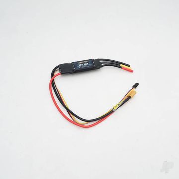FMS 80A ESC With 420mm Input Cable 4.0mm Motor Connector (for 1500mm P-51D/ 70mm F-16 V2)