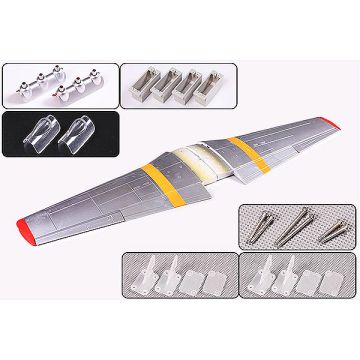 FMS 1700mm P51 Main Wing Set - Red Tail