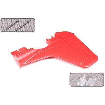 FMS 1700mm P51 Rudder - Red Tail