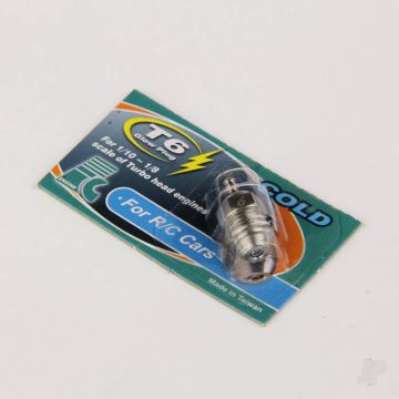Force Glow Plug for Nitro Engines Turbo T6 Cold