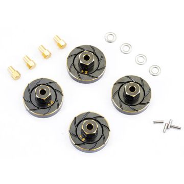 Fastrax Axial SCX24 Brass 5mm Wheel 9.4g Counterweight Hex (